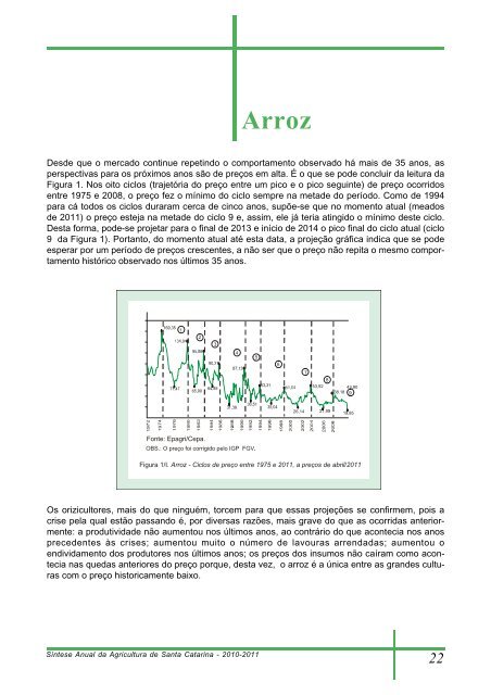 SÃ­ntese Anual da Agricultura de Santa Catarina - Cepa