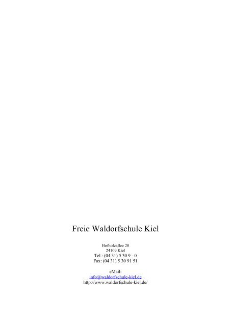 FWS Kiel Infobroschuere Schulabschluesse 2010_11.pdf - Freie ...