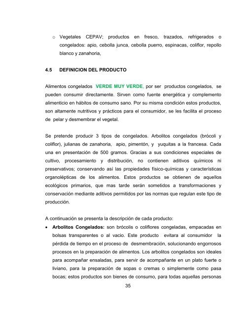 1 plan de negocio alimentos congelados verde muy verde sas