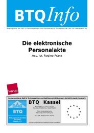 Die elektronische Personalakte - BTQ Kassel