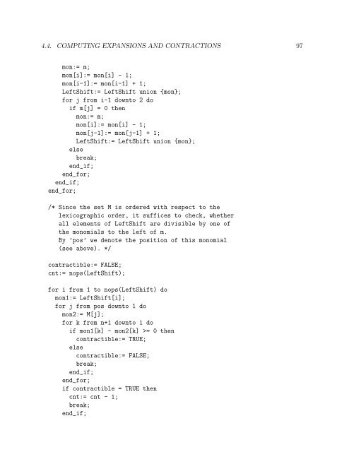 University of Paderborn Department of Mathematics Diploma Thesis ...