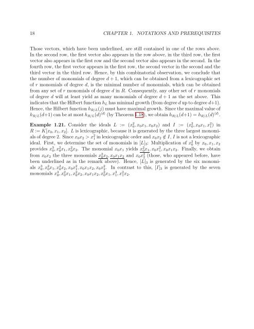 University of Paderborn Department of Mathematics Diploma Thesis ...