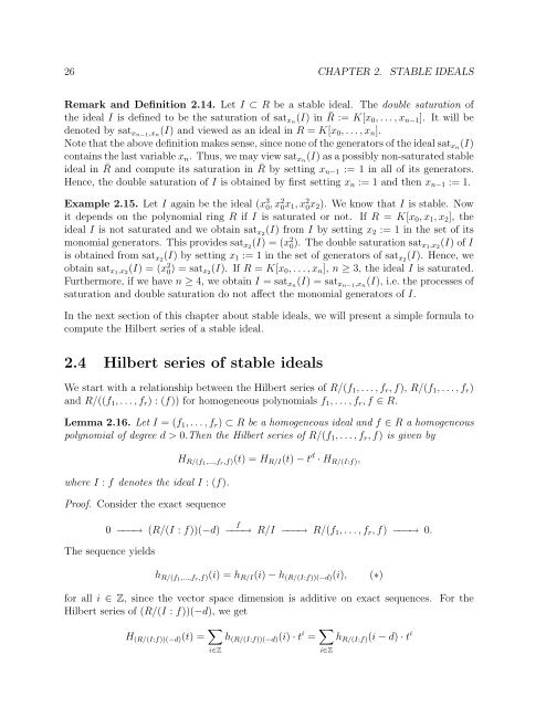 University of Paderborn Department of Mathematics Diploma Thesis ...