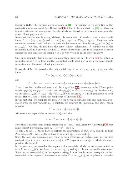 University of Paderborn Department of Mathematics Diploma Thesis ...