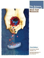 The Science and Ethics of Stem Cell Research - Northwest ...