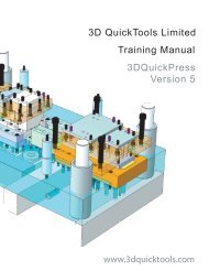 3DQuickPress Training Manual - 3D CAD/CAM Design Software