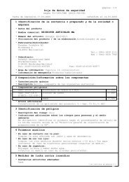 hoja de datos de seguridad 1 IdentificaciÃ³n de la sustancia o - Reimo