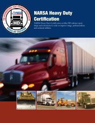 NARSA Heavy Duty Certification