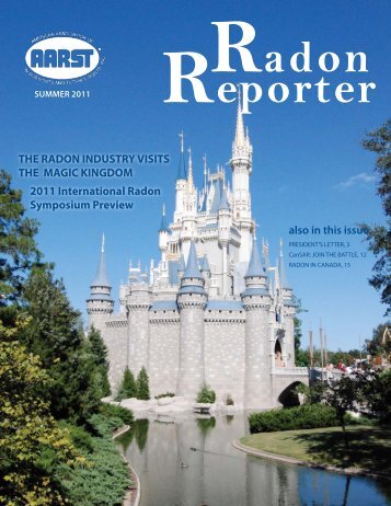 THE RADON INDUSTRY VISITS THE MAGIC KINGDOM ... - aarst