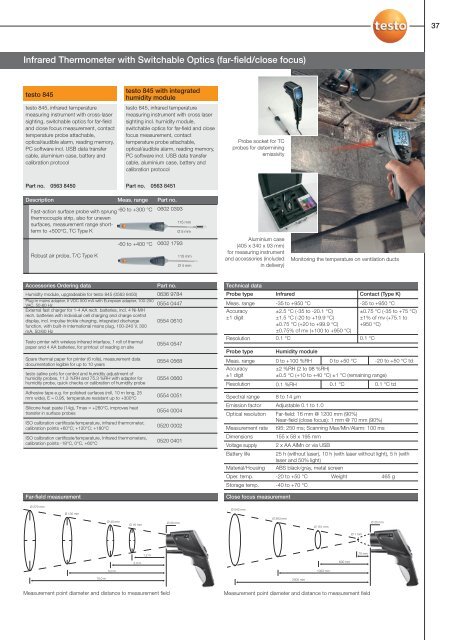 Measurement Solutions for Refrigeration Technology