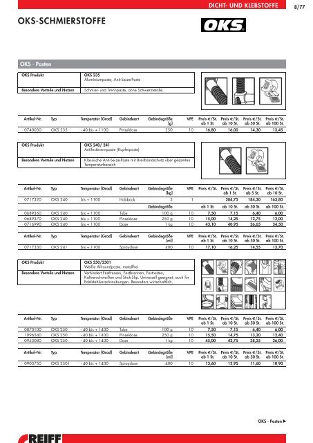 WISSENSWERTES ZU KLEBSTOFFEN - REIFF Technische Produkte