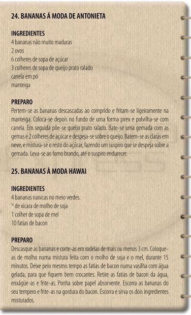 Livro de Receitas - Banana Express OrgÃ¢nica