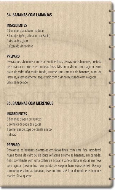 Livro de Receitas - Banana Express OrgÃ¢nica