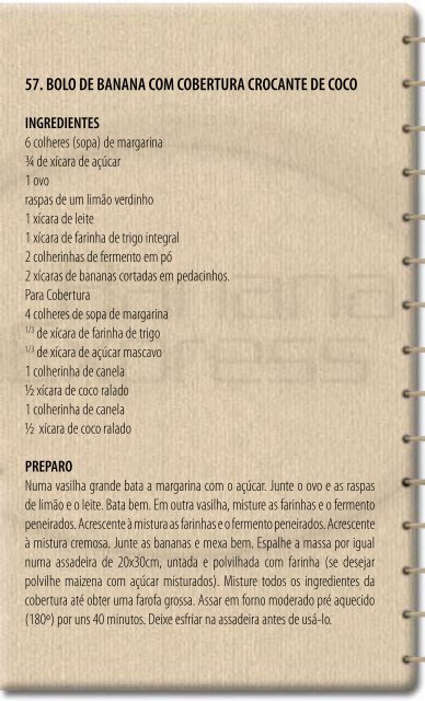 Livro de Receitas - Banana Express OrgÃ¢nica