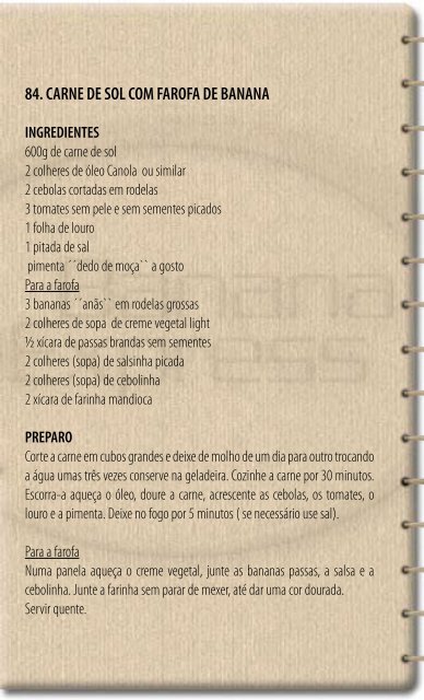 Livro de Receitas - Banana Express OrgÃ¢nica