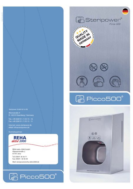 flyer_Picco500_ger Seite 1 - REHA aktiv 2000 GmbH