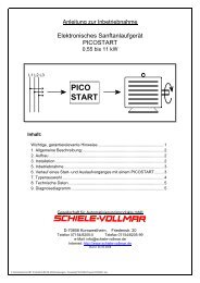 pico start - Schiele Vollmar Gesellschaft für ...