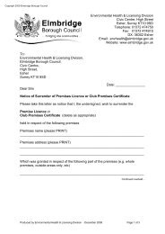 Surrender Notice of Premises Licence of Club Premises Certificate