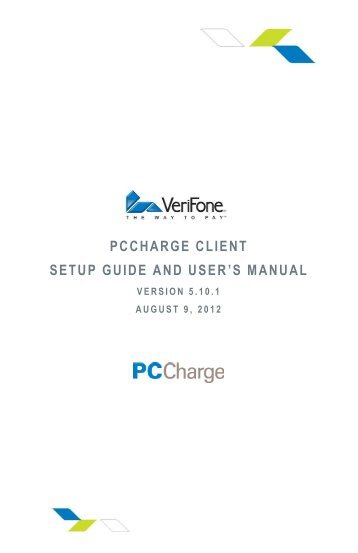 Client Manual - VeriFone Support