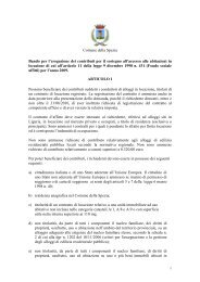 Scarica il bando (formato PDF dimensioni 61 KB) - Comune di La ...