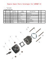 F2(LH50QT-14) Engine Spare parts catalogue