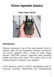 Voice repeater basics