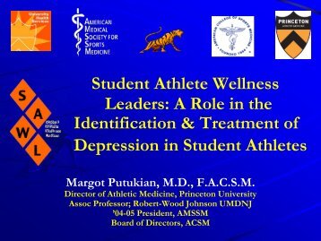 Student Athlete Wellness Leaders - University of Michigan ...