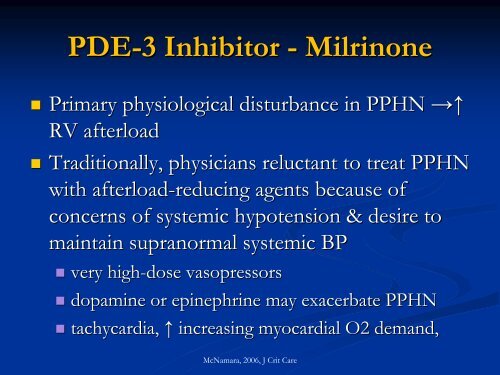 Persistent Pulmonary Hypertension of the Newborn - Mattel ...