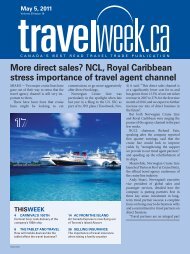 direct sales? NCL, Royal Caribbean stress importance ... - Travelweek
