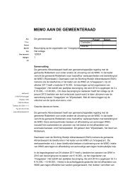 Memo 2012 120531 bezuiniging op de organisatie ... - Vergaderingen