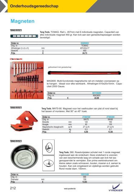 Onderhoudsgereedschap - Matrho BV & Matrho Tools BV