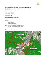 Beschreibung Wanderung Schiefer Erz Eisen-Weg Mudersbach am ...