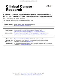 A Phase 1clinical Study of Intravenous Administration of PV701, an ...
