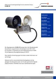 Datenblatt K-SM 30 Warnanlage deutsch - Pintsch Bamag