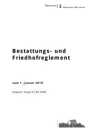 Bestattungs - Gemeinde MÃ¶riken-Wildegg