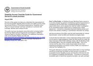 Disability Access Checklist Guide for Government Owned & Leased
