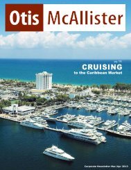 Cruising - Otis McAllister Inc.