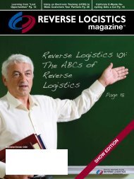 articles - Reverse Logistics Magazine