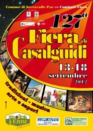 La brochure ufficiale della 127^ Fiera di Casalguidi - Comune di ...