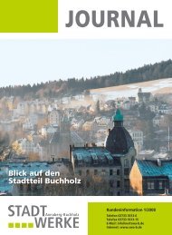 Blick auf den Stadtteil Buchholz - Stadtwerke Annaberg-Buchholz