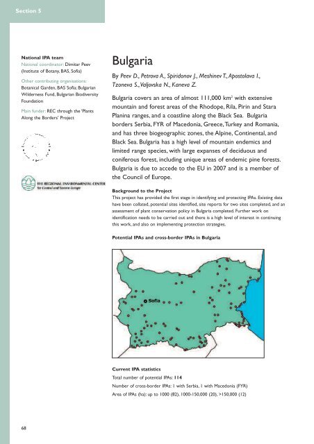 important plant areas in central and eastern europe - hirc.botanic.hr ...