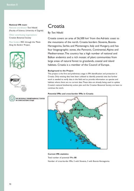 important plant areas in central and eastern europe - hirc.botanic.hr ...