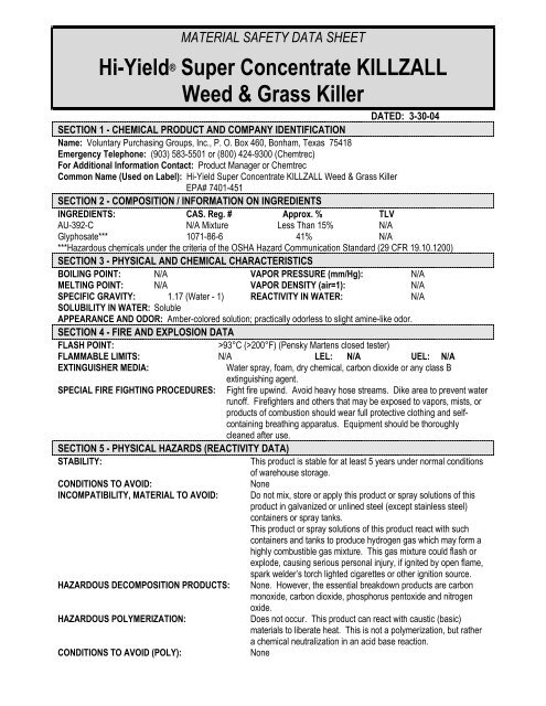 Killzall Weed and Grass Killer - Do My Own Pest Control