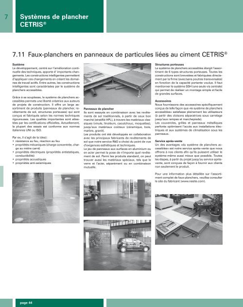 SystÃ¨mes de plancher CETRIS