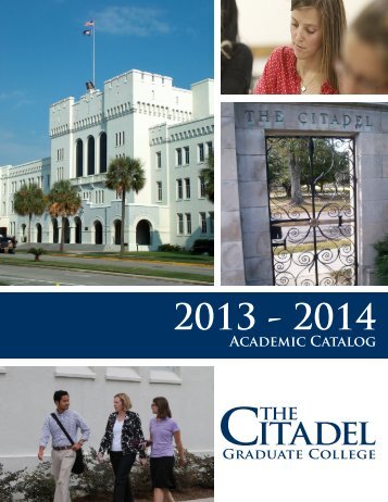 Academic Catalog - The Citadel