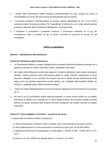 Regolamento Edilizio Comunale - Sito Istituzionale del Comune di ...