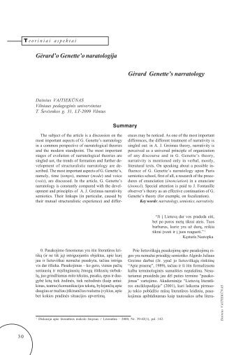 G?rard - VPU biblioteka - Vilniaus pedagoginis universitetas