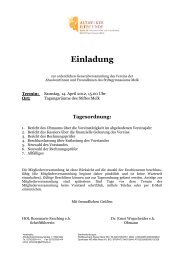 Einladung und Programm - Stiftsgymnasium Melk