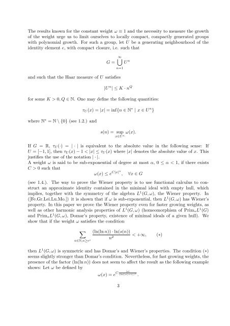 Functional calculus in weighted group algebras