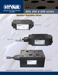 D03, D05 & D08 Modular Valves - Hyvair